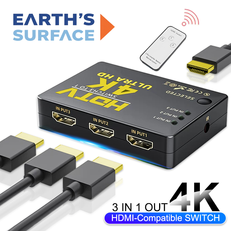 Hdmi Cable - Switch HDMI 3 Ingressi 1 Uscita,