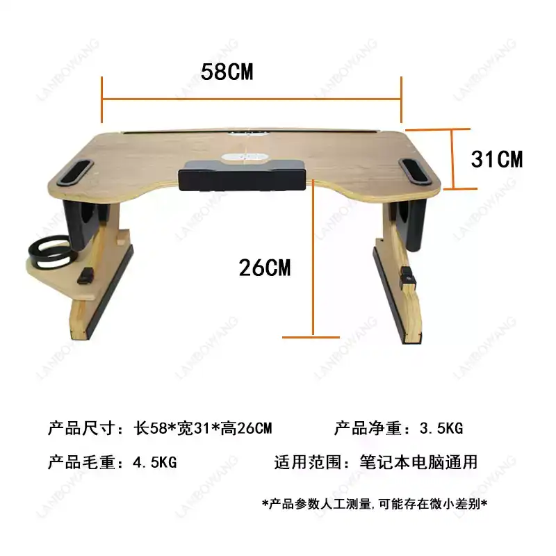 Laptop Stand - Scrivania Pieghevole in Lega di Alluminio,