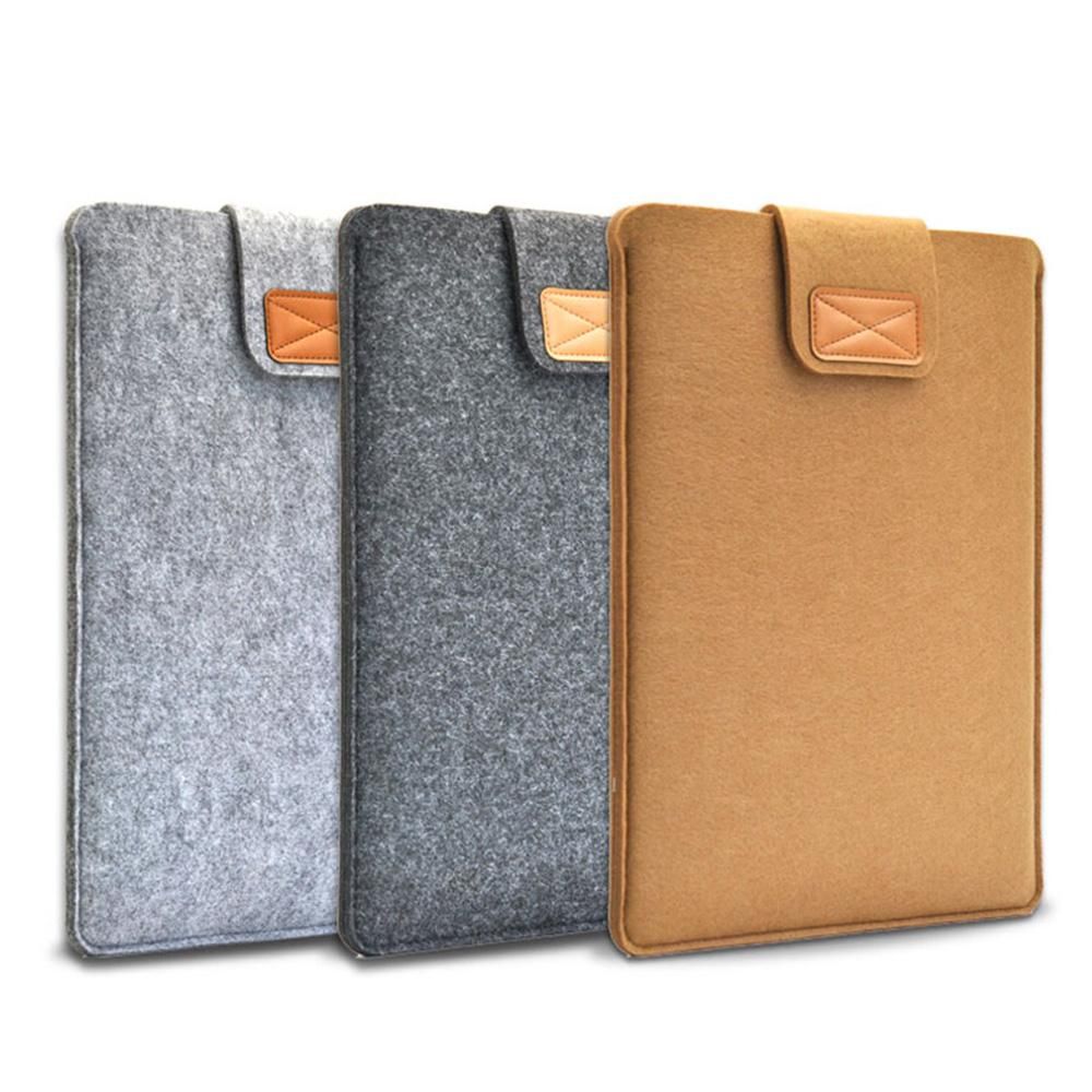 Laptop Sleeve - Borsa Professionale in Feltro di Lana,