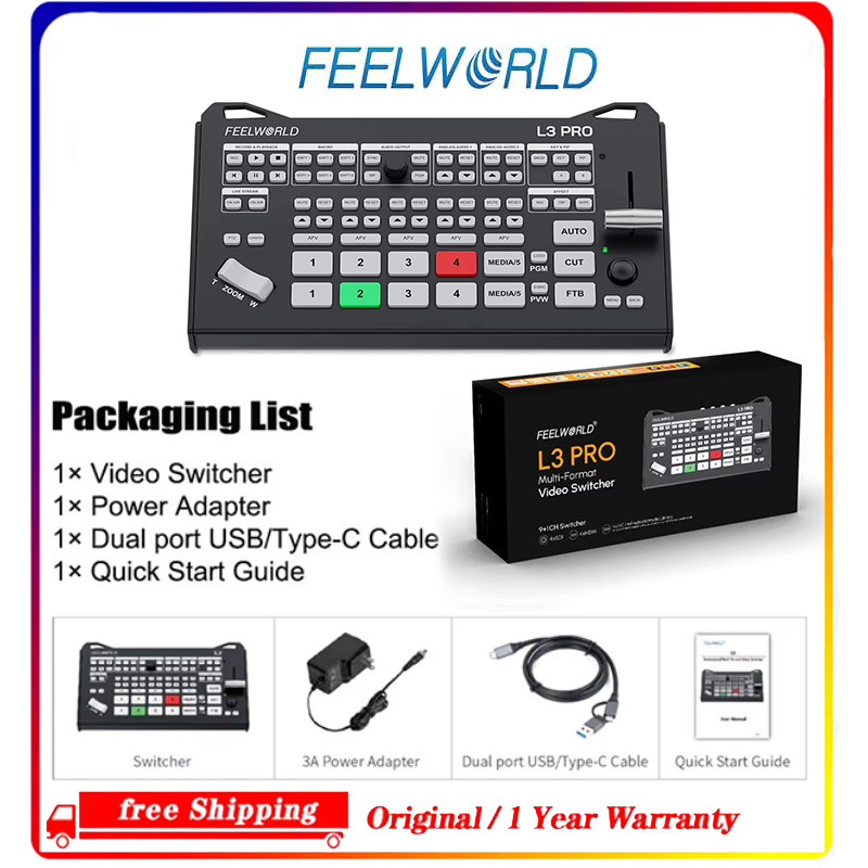 Hdmi Cable - FEELWORLD L3 PRO, mixer video a
