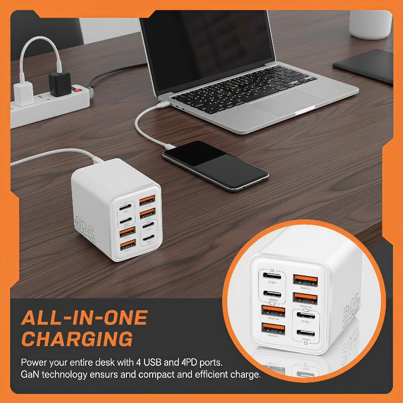 Caricatore USB C GaN da 240W 8 - Laptop Charger recensione e prezzo