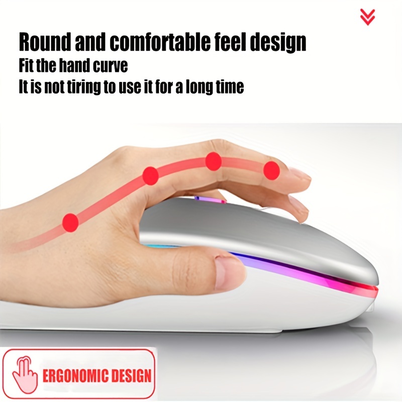 Mouse wireless RGB ricaricabil - Laptop Mouse recensione e prezzo