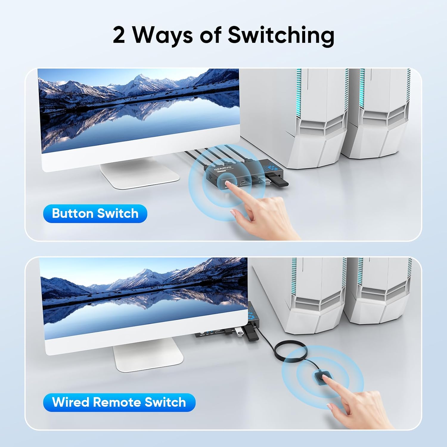 Switch KVM HDMI USB 3.0 4K 60H - Laptop Mouse recensione e prezzo